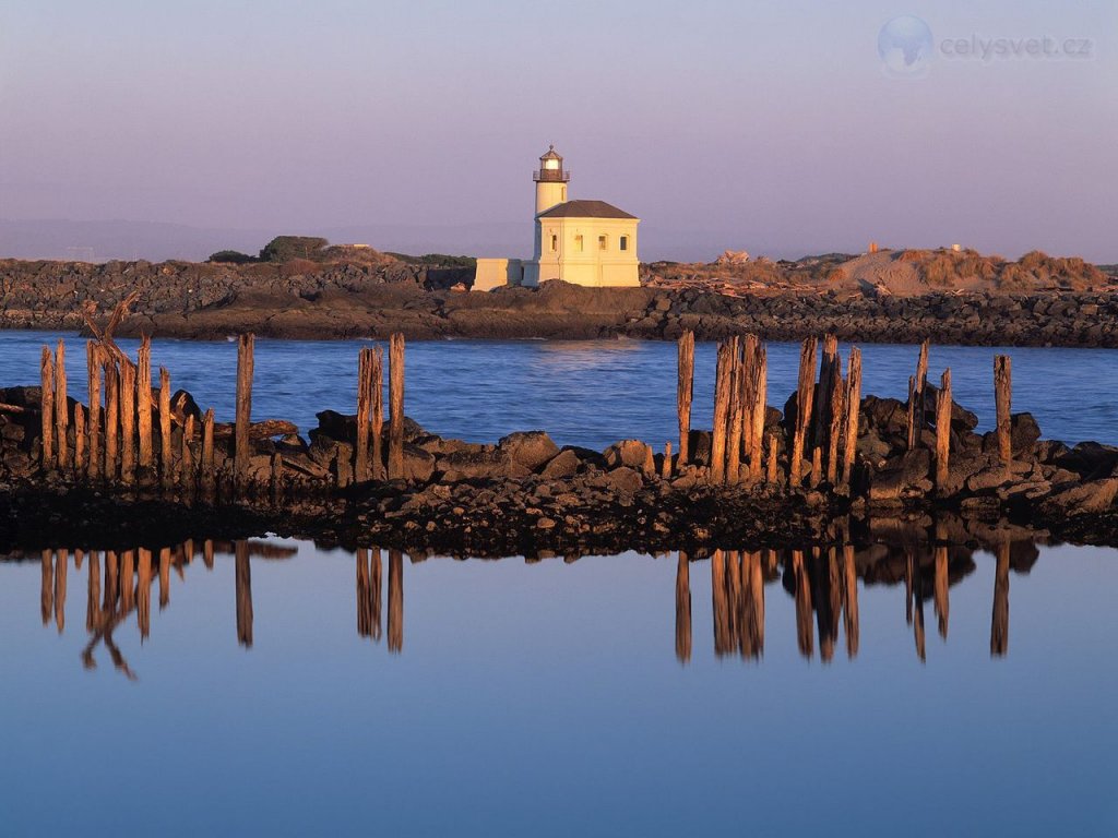 Foto: Coquille River Light, Bandon, Oregon