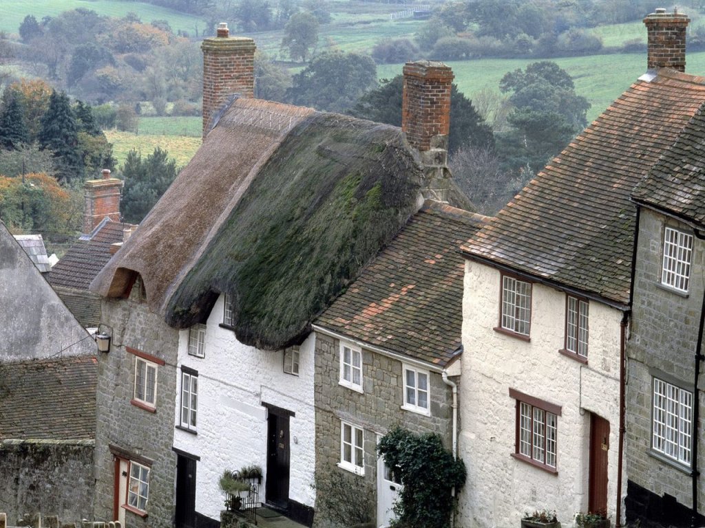 Foto: Cottages, Shaftsbury, Dorset, England