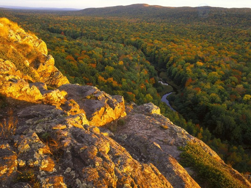 Foto: Autumn In The Porcupine Mountains, Upper Penninsula, Michigan